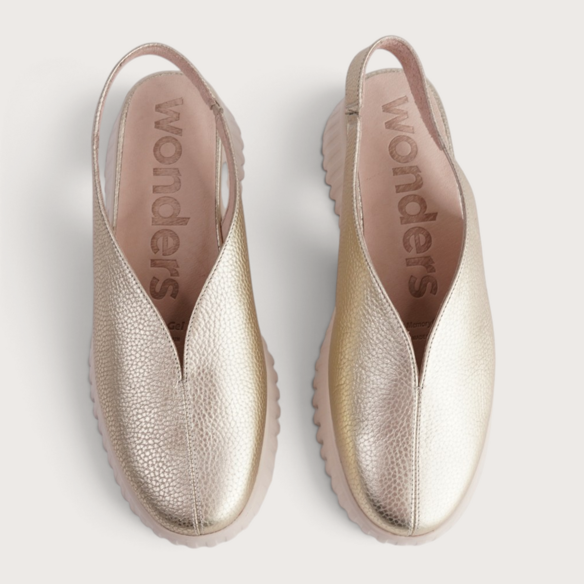Altea Platino Leather Flats