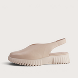 Altea Beige Leather Flats
