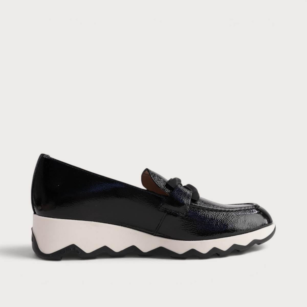 Calpe Black Patent Leather Flats
