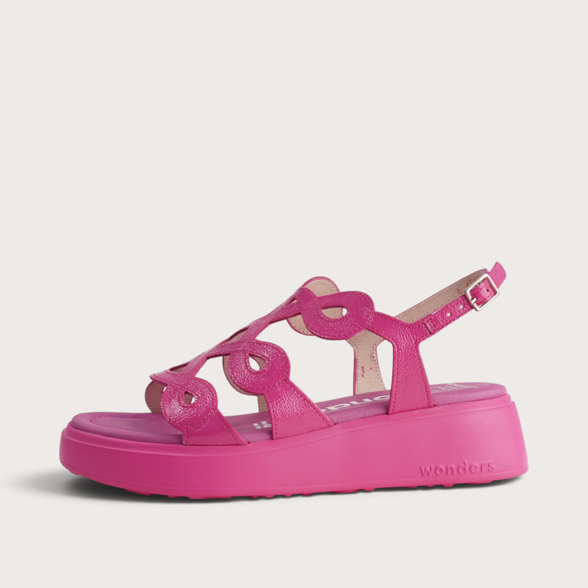 Avila Pink Patent Leather Sandals