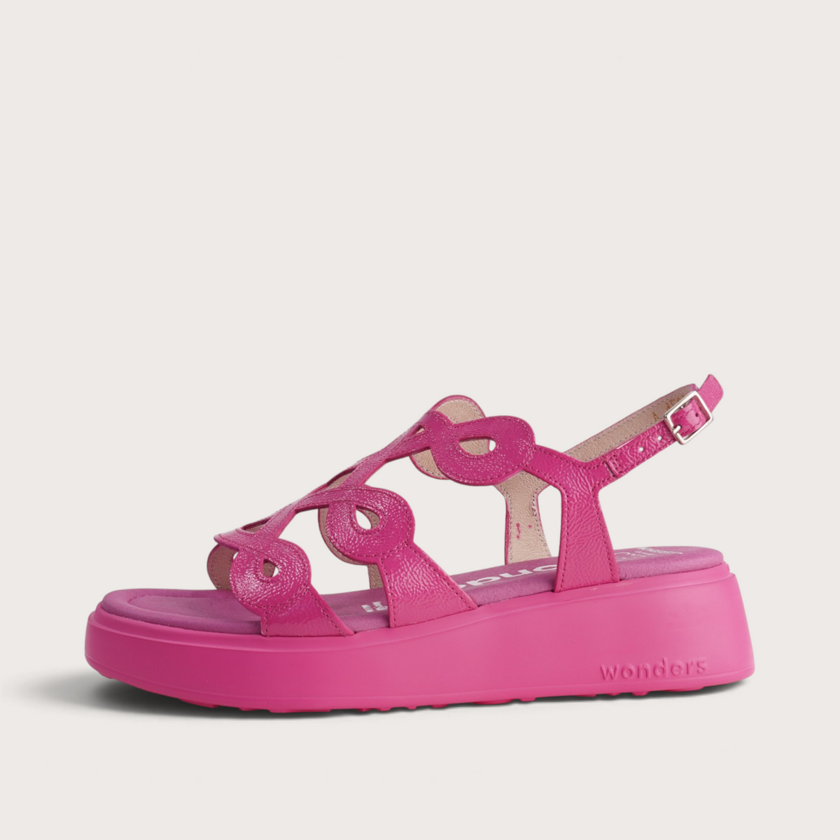 Avila Pink Patent Leather Sandals