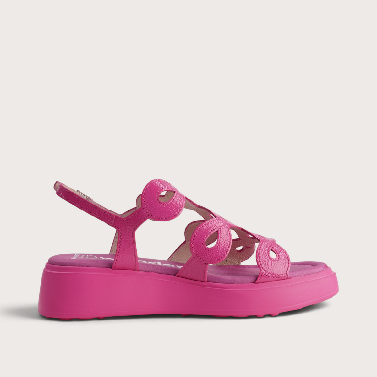 Avila Pink Patent Leather Sandals