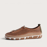 Chin Tan Leather Sneakers