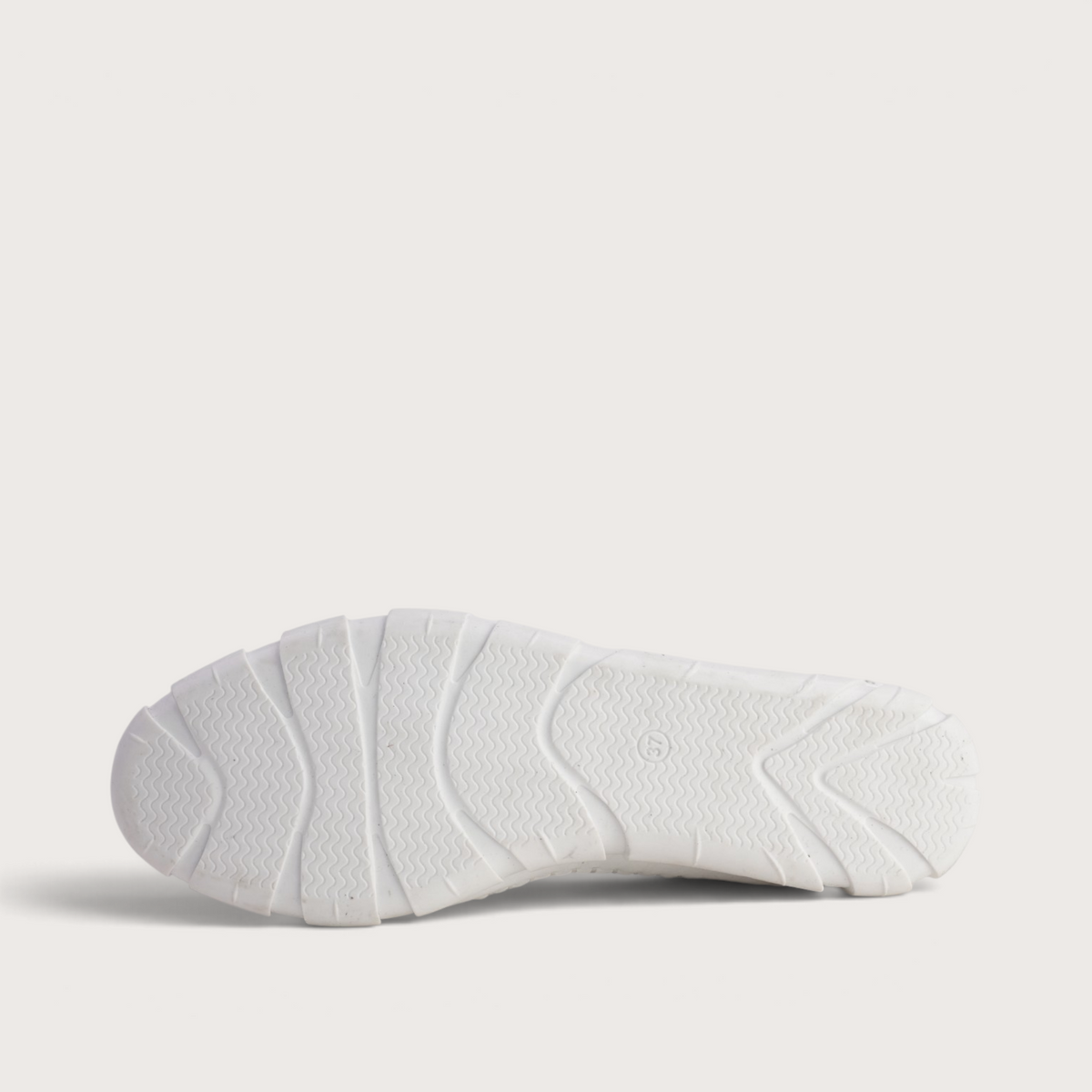 Chin White Leather Sneakers