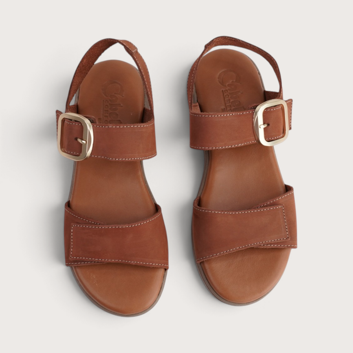 Vienna Tan Leather Sandals
