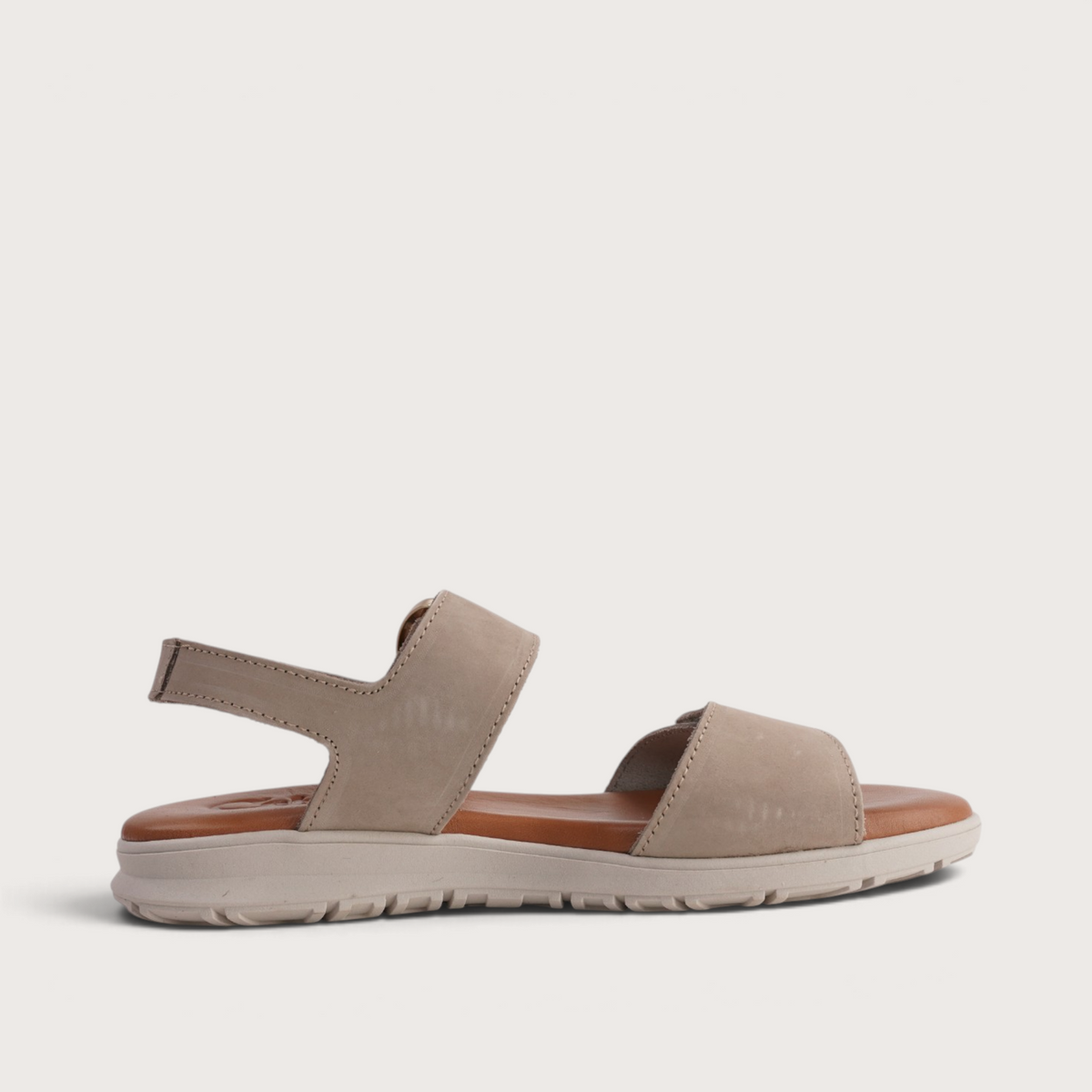 Vienna Taupe Leather Sandals