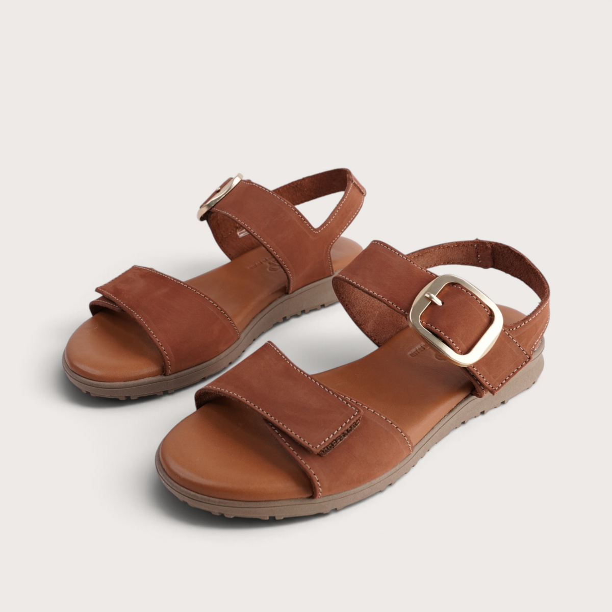 Vienna Tan Leather Sandals
