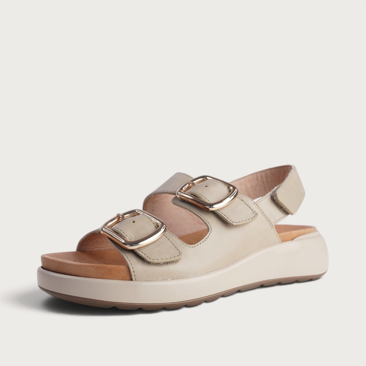 Corso Cement Leather Sandals