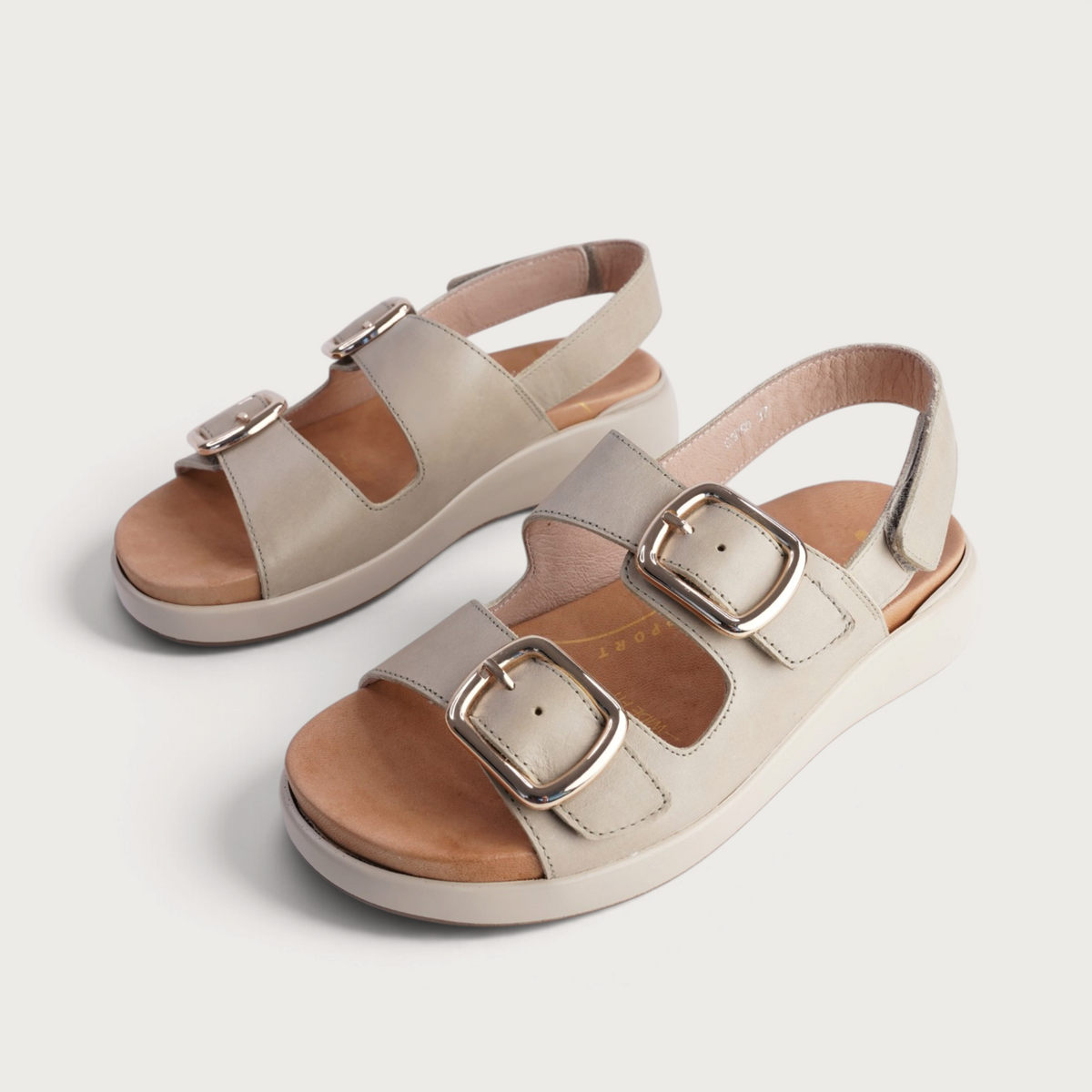 Corso Cement Leather Sandals