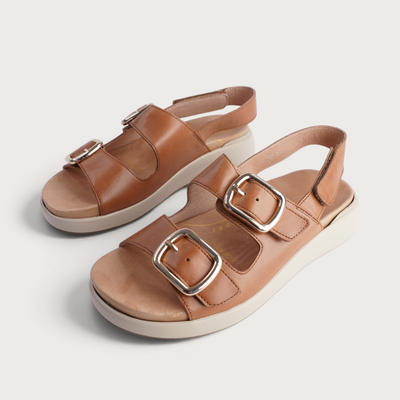 Corso Tan Leather Sandals