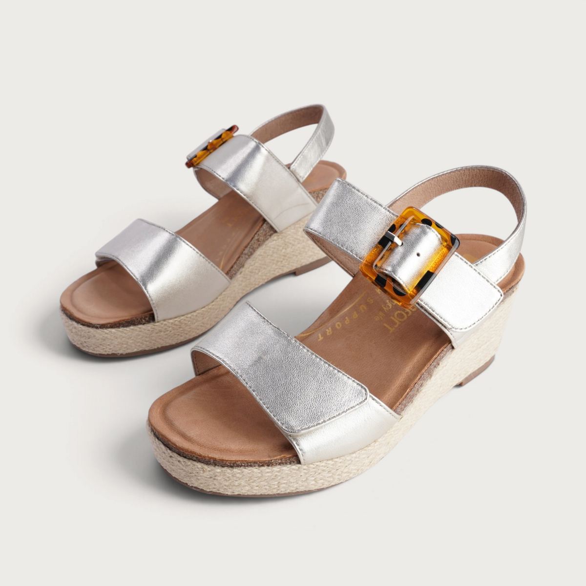 Morocco Soft Gold Leather Sandals