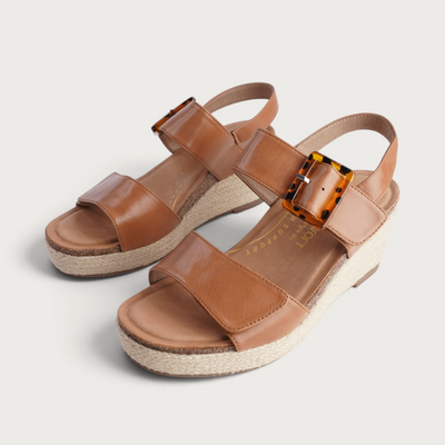 Morocco Tan Leather Sandals