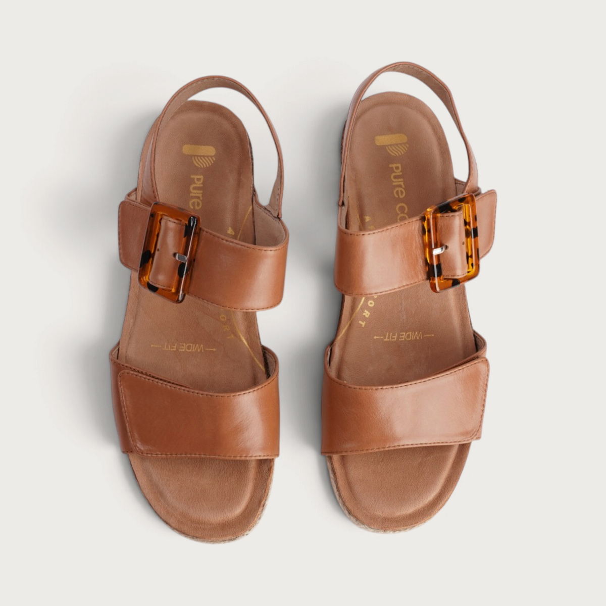 Morocco Tan Leather Sandals