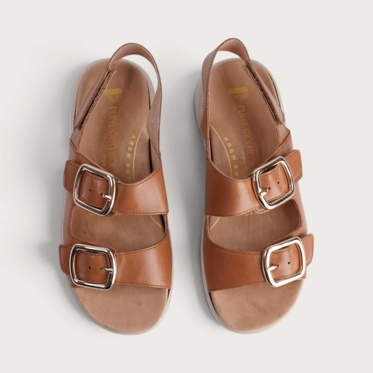 Corso Tan Leather Sandals