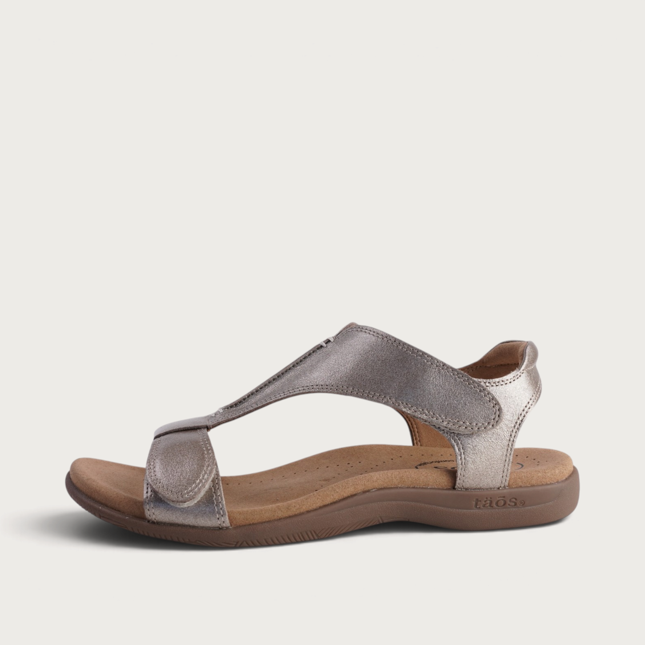 The Show Champagne Leather Sandals