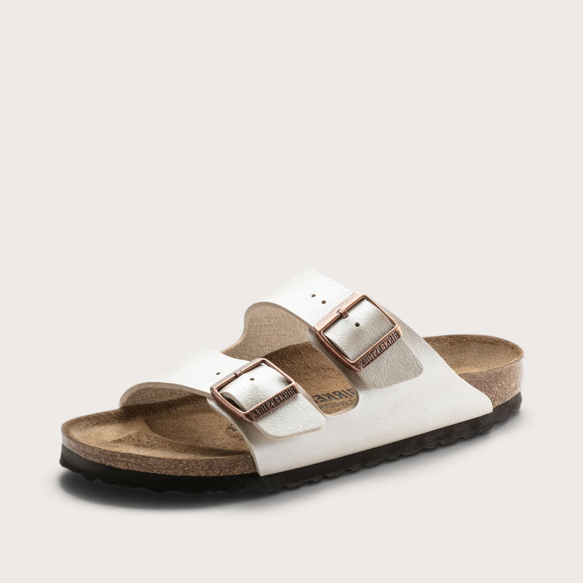Arizona Birko-flor Graceful Pearl White Sandals