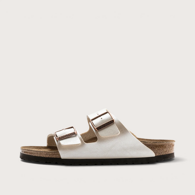 Arizona Birko-flor Graceful Pearl White Sandals