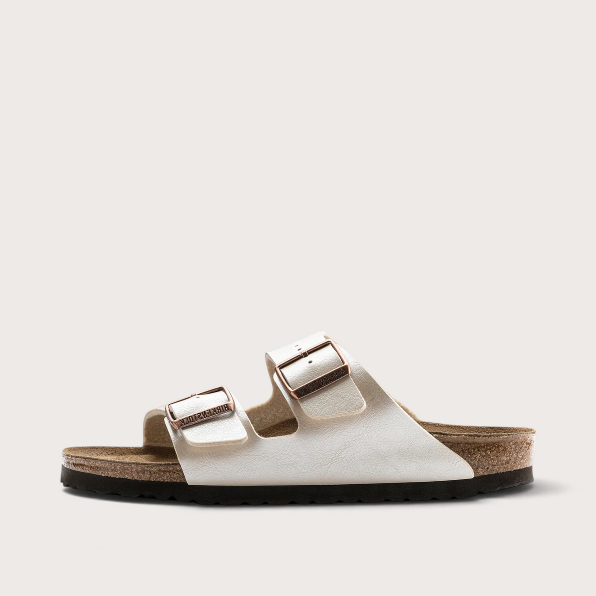Arizona Birko-flor Graceful Pearl White Sandals