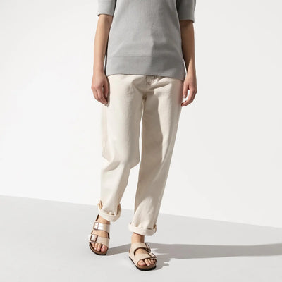 Arizona Birko-flor Graceful Pearl White Sandals