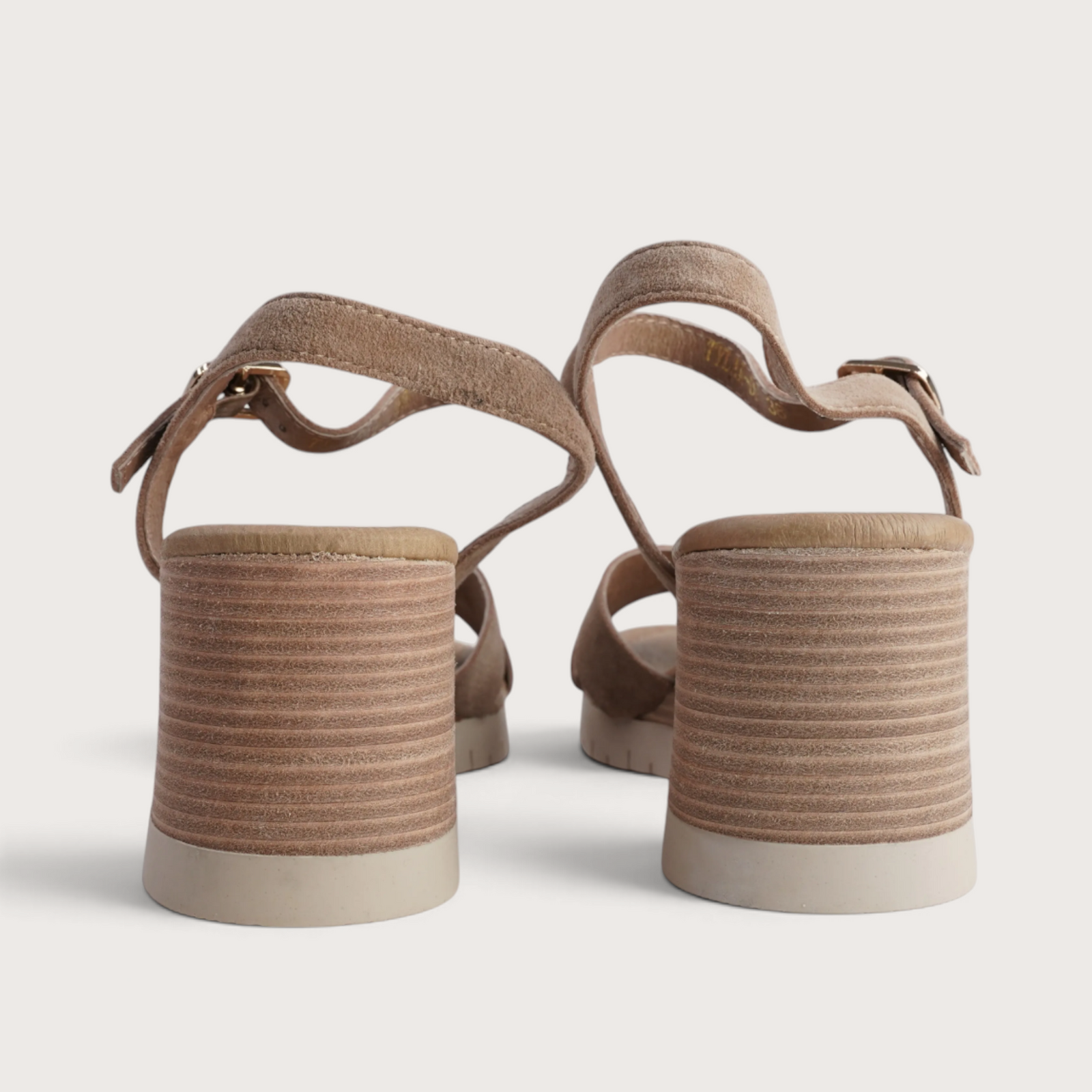 Tylar Light Choc Suede Wedges