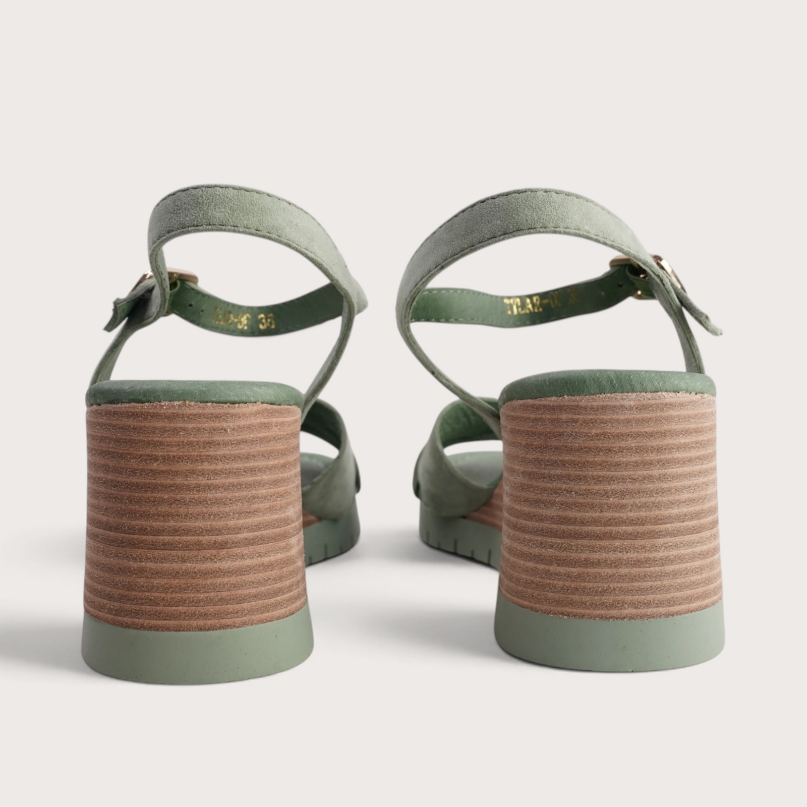 Tylar Sage Suede Wedges