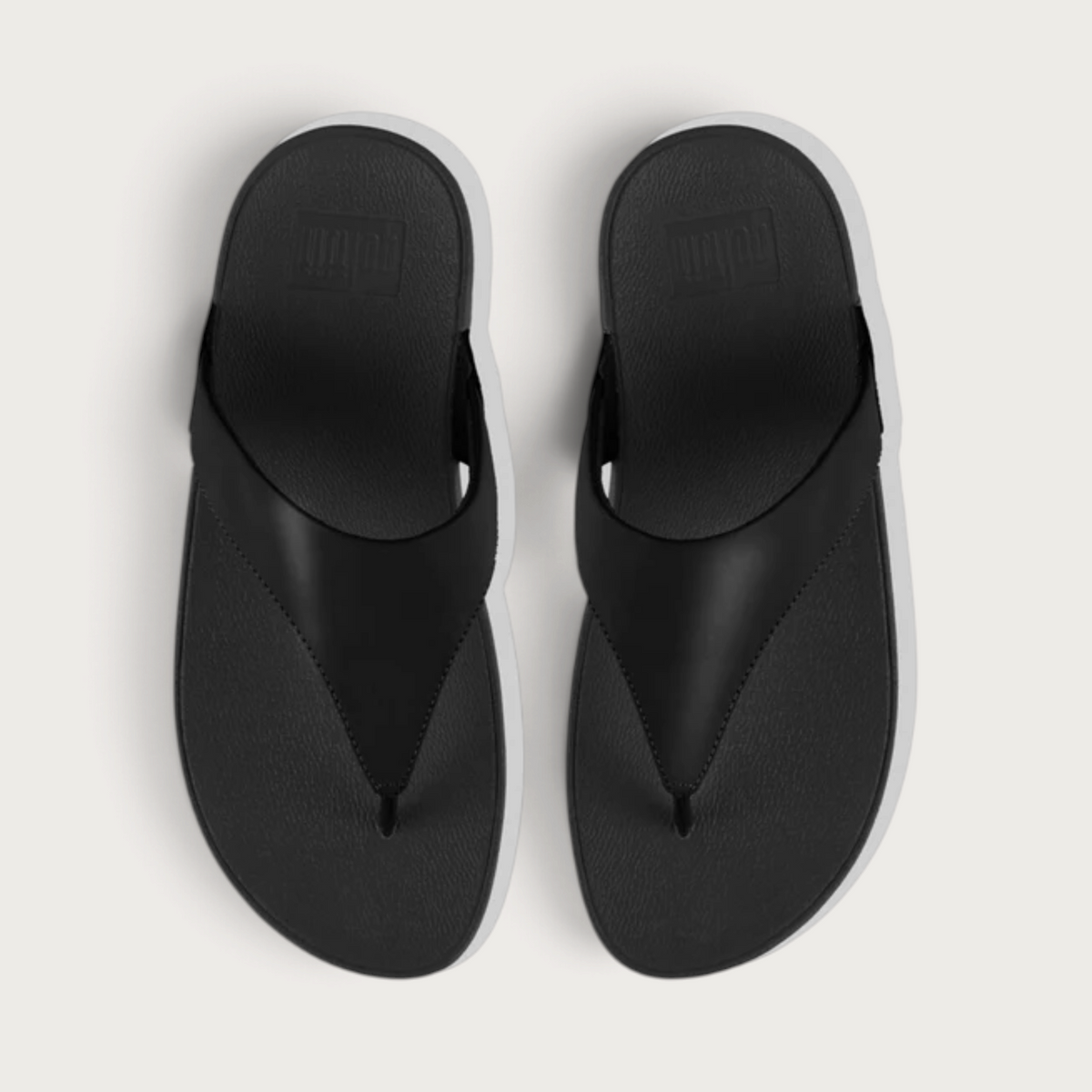 Lulu Leather Black Sandals