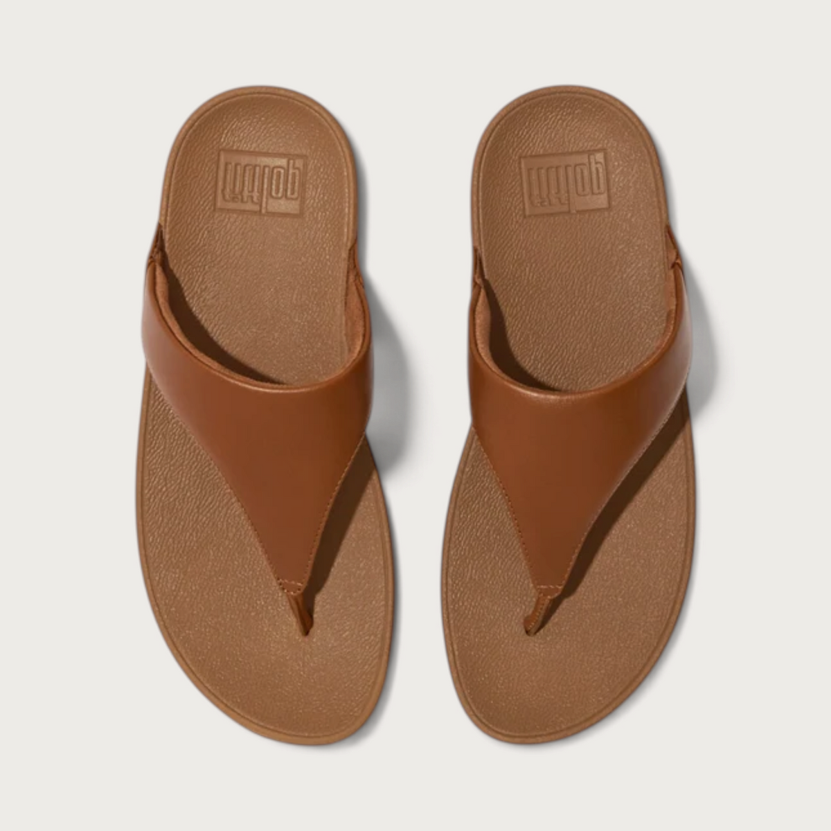 Lulu Leather Light Tan Sandals