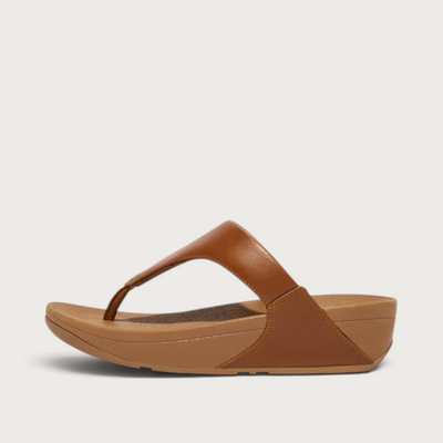 Lulu Leather Light Tan Sandals